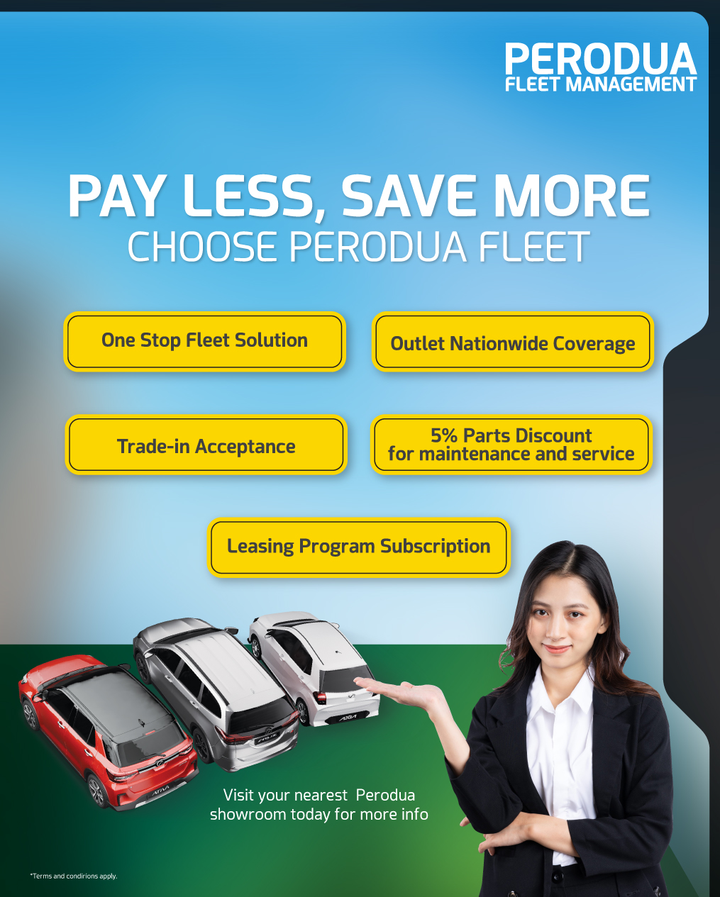 Perodua Fleet Program 2026 promotional mobile banner