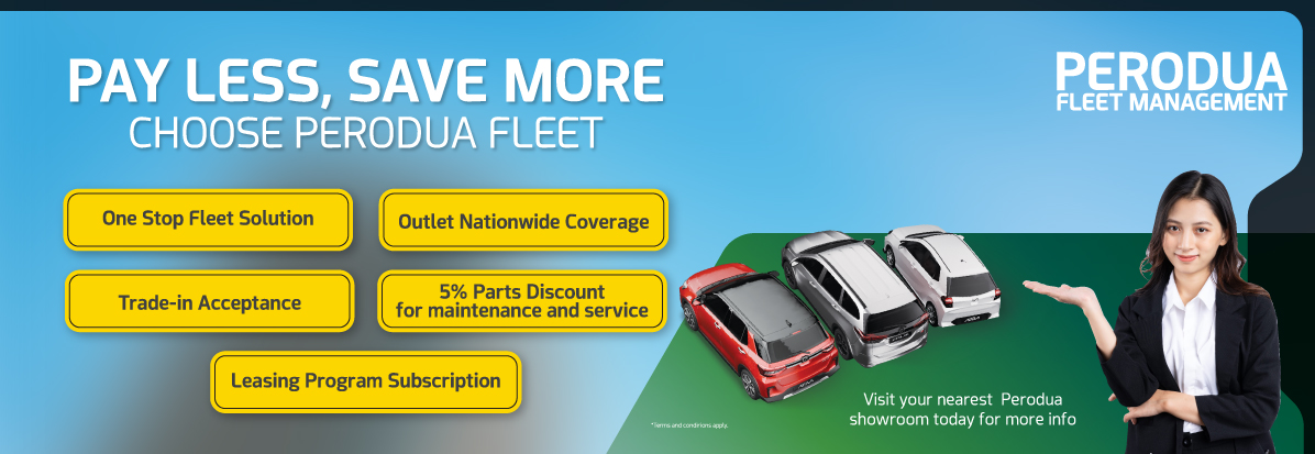 Perodua Fleet Program 2026 promotional desktop flyer