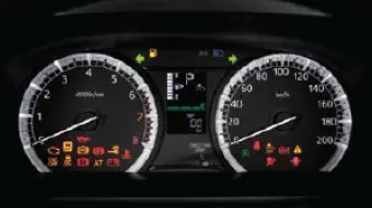 Aruz White Illuminated Meter | Perodua Aruz - 7 Seater SUV Malaysia