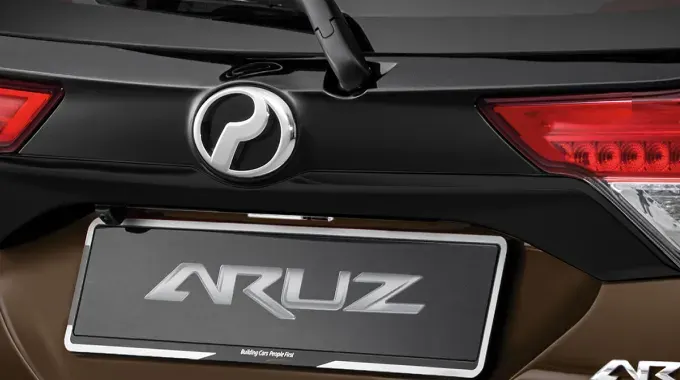 Aruz Backdoor Garnish | Perodua Aruz - 7 Seater SUV Malaysia