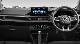 Axia Monotone Instrument Panel with Silver Finishing | Perodua Axia - Compact Car