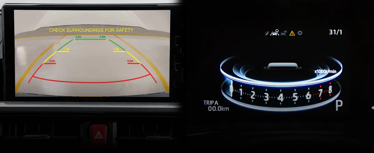 Perodua car door weatherstrip continuous, seal quality suggesting quiet rides.