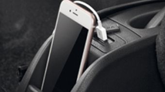 Bezza Handphone Slot and USB Port (Rear Console) | Perodua Bezza - Compact Sedan Car