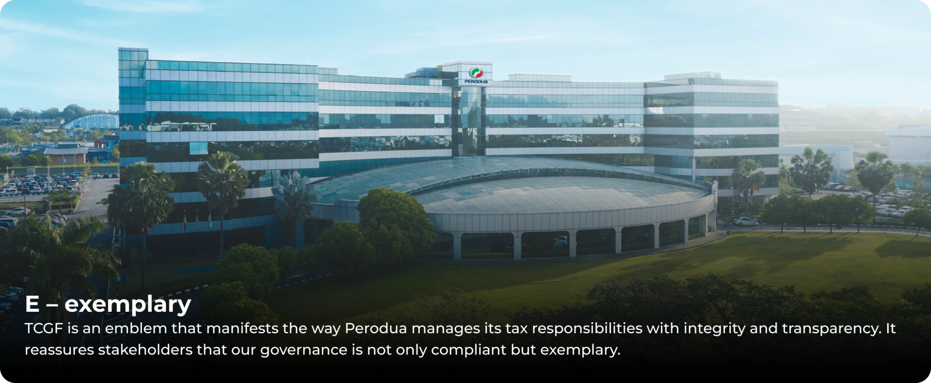 Perodua Tax Corporate Governance Framework – Exemplary pillar icon