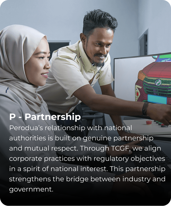 Perodua Tax Corporate Governance Framework – Partnership pillar icon