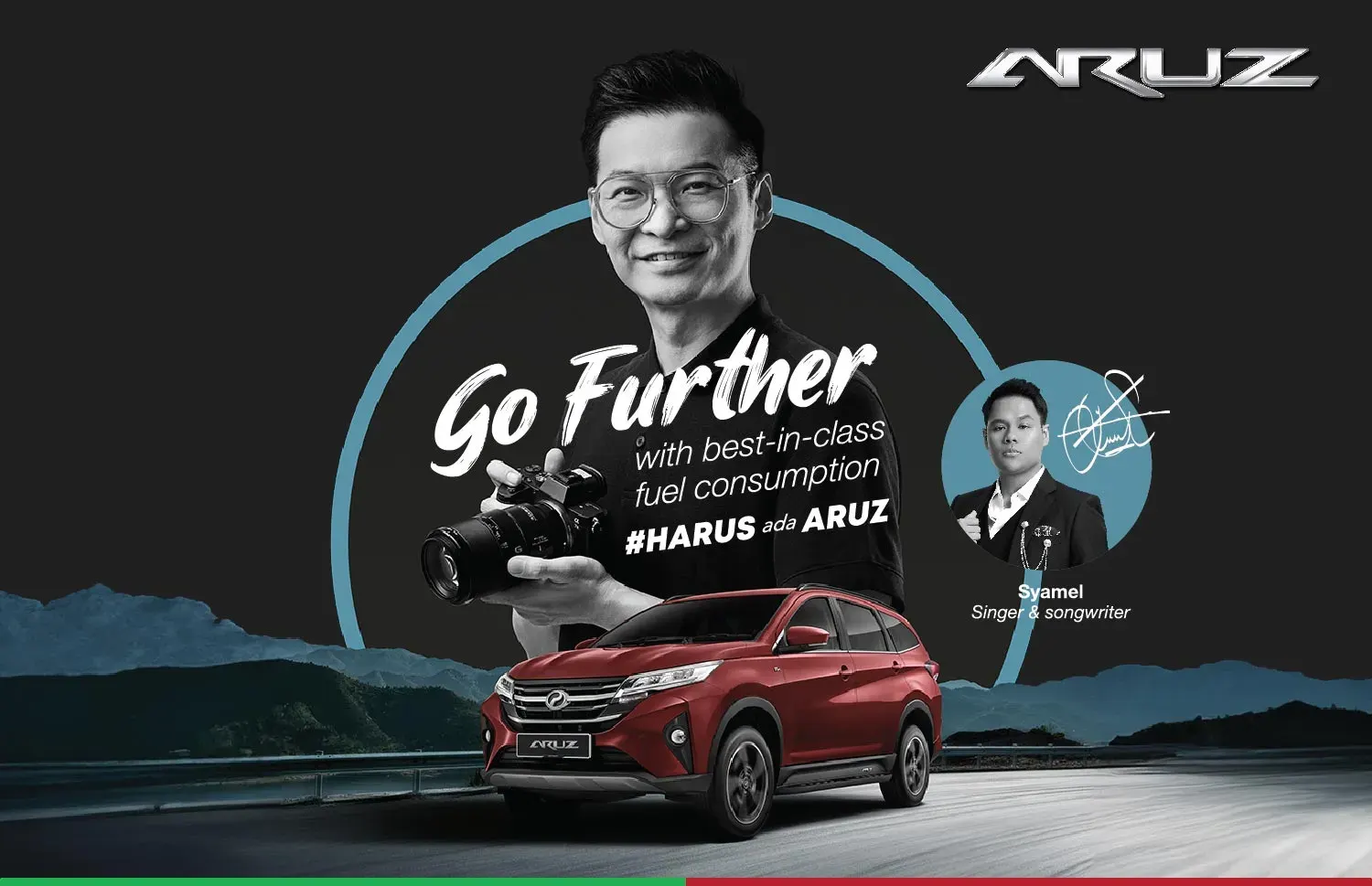 Perodua car front three-quarter angle highlighting character lines and road-ready stance.
