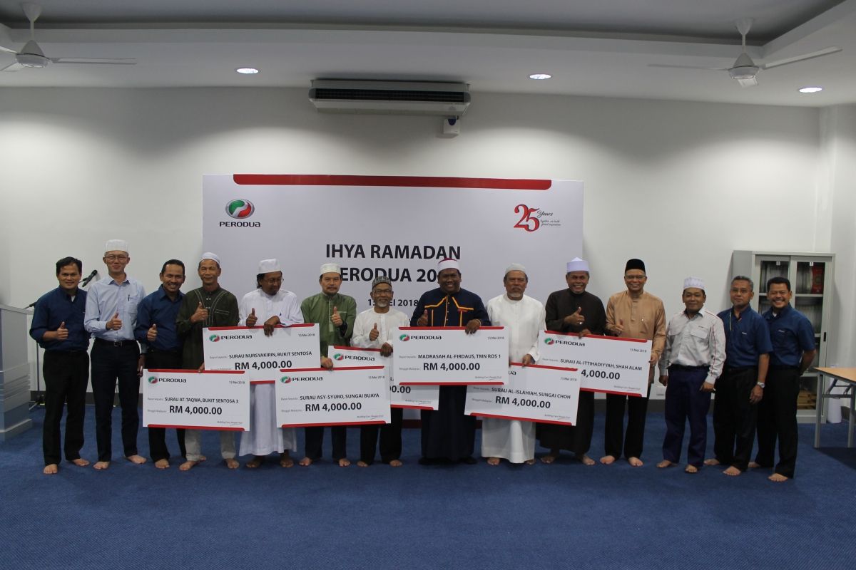 CSR - PERODUA CONTRIBUTES CLOSE TO RM60,000 IN CHARITY-FILLED RAMADAN MONTH