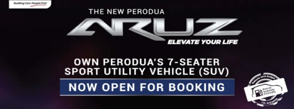 PERODUA ARUZ NOW OPEN FOR BOOKING FROM AN ESTIMATED RM72,200