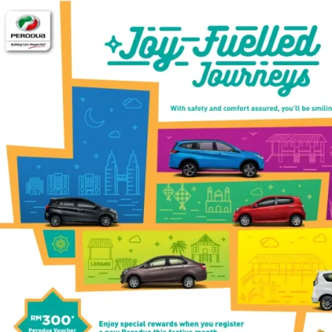 Perodua front seats with supportive bolstering shown clearly.