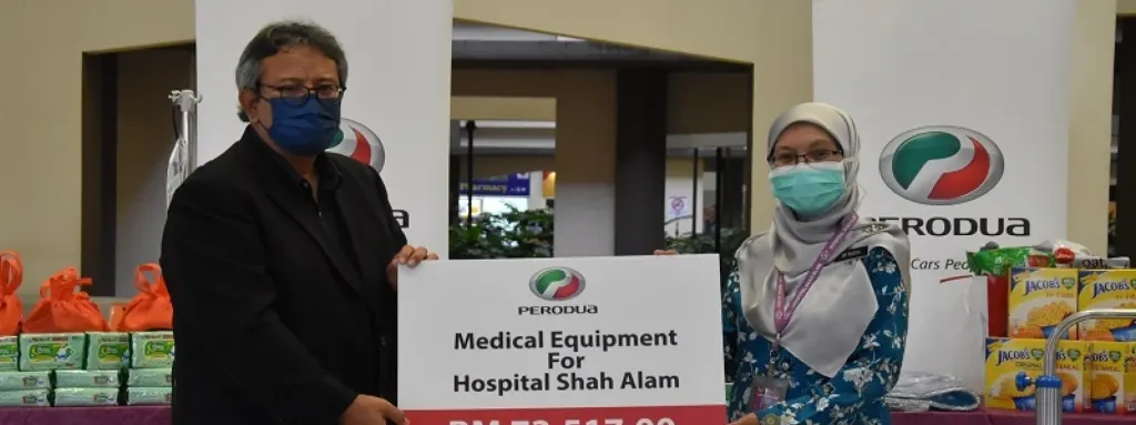 Perodua continues support for public hospitals, contributes needful items to Shah Alam General