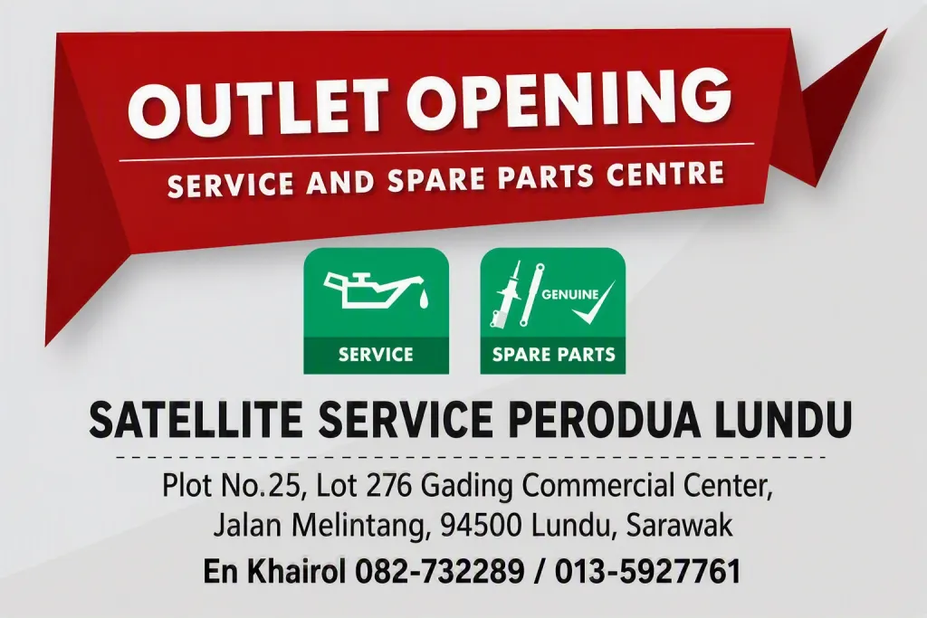 Perodua car mirror housing with indicator, a practical daily-driving detail.