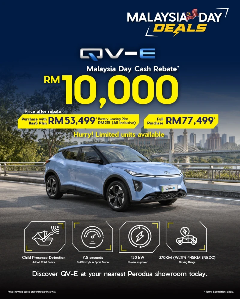 Perodua homepage promotional banner