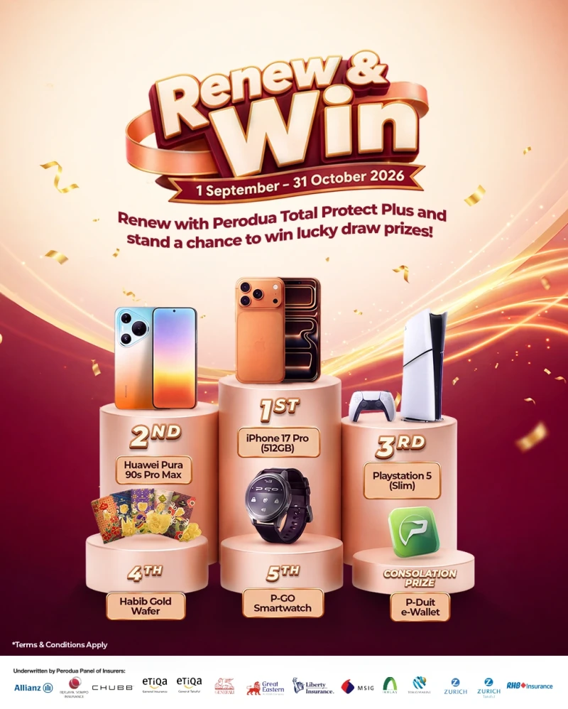 Perodua homepage promotional banner