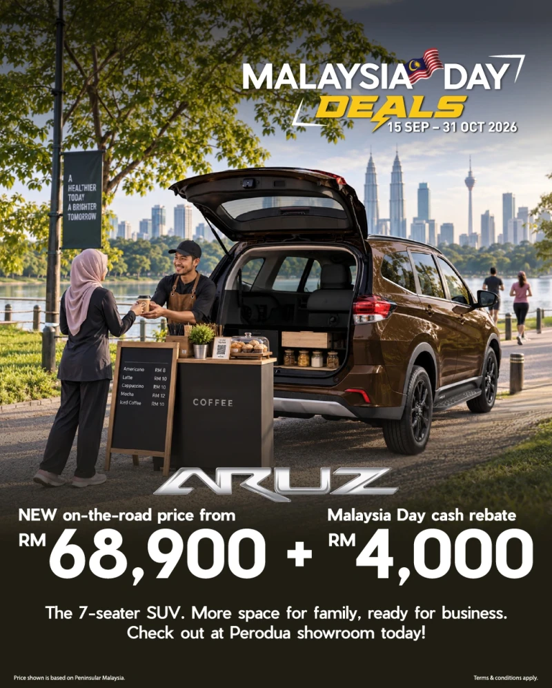 Perodua homepage promotional banner