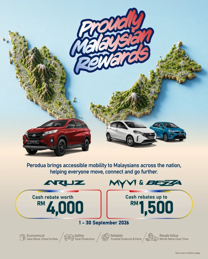Perodua homepage promotional banner