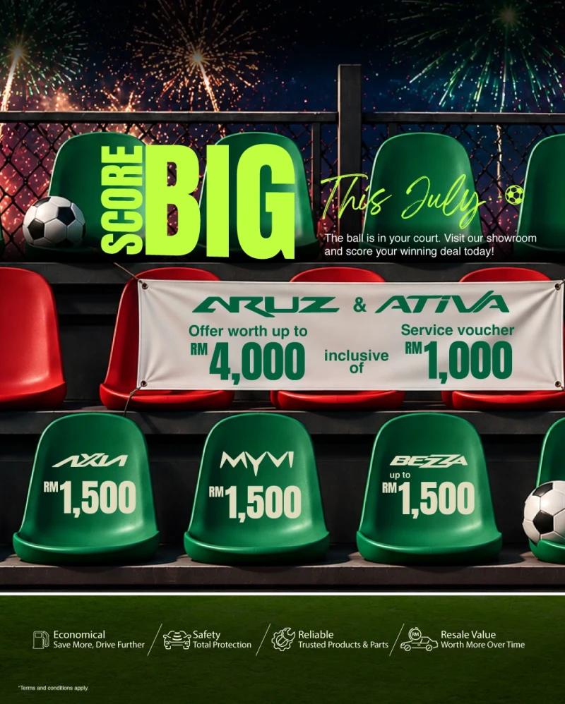 Perodua homepage promotional banner