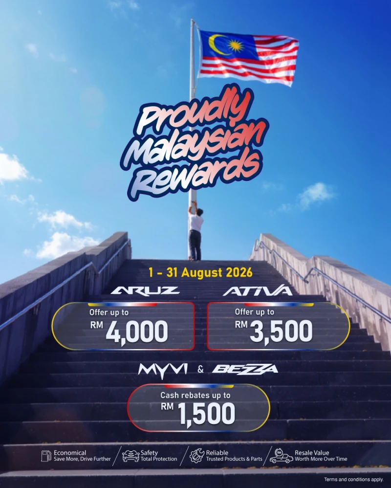 Perodua homepage promotional banner