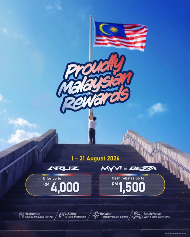 Perodua homepage promotional banner