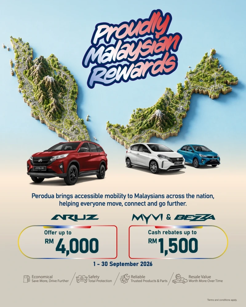 Perodua homepage promotional banner