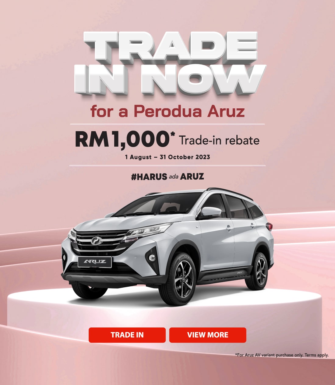 Harus ada Aruz Pink 2023 | Perodua