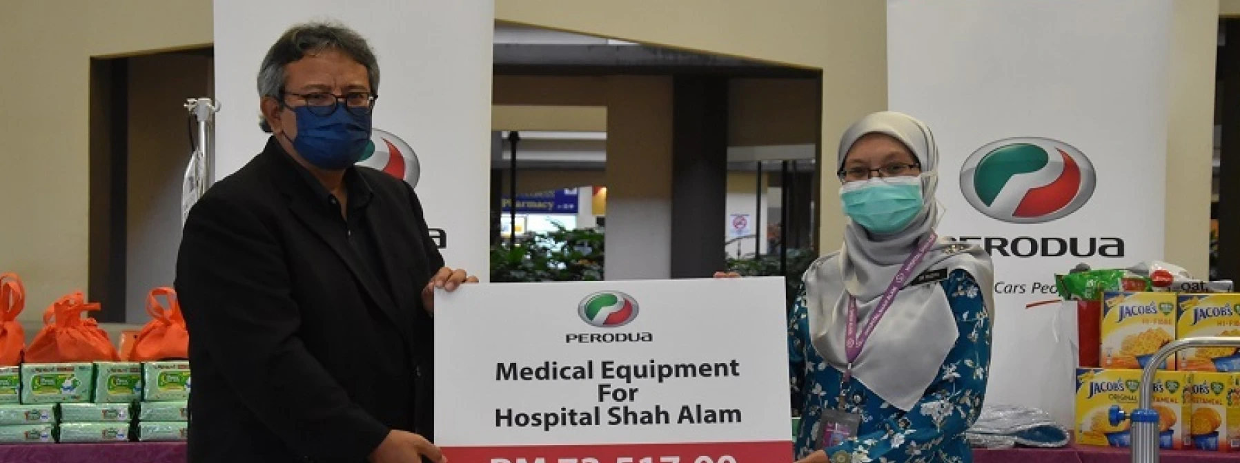 Perodua continues support for public hospitals, contributes needful items to Shah Alam General Hospital