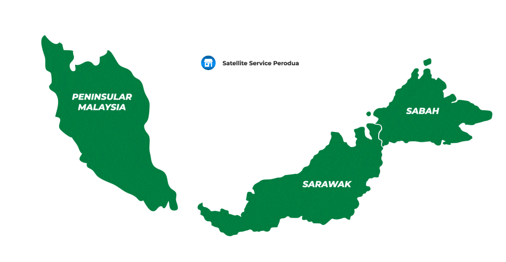 Perodua car angled slightly left to reveal grille, wheel, and profile.